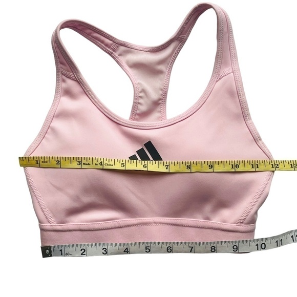 Adidas don’t rest alphaskin padded sports bra mesh racerback pastel pink size XS - Picture 14 of 15
